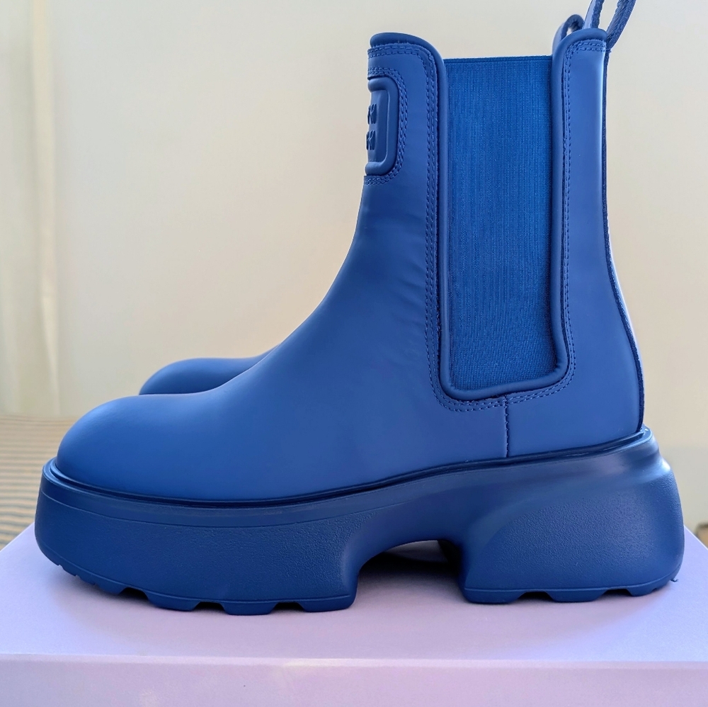 Copenhagen Vitello Gum Royal Blue Chunk Boots